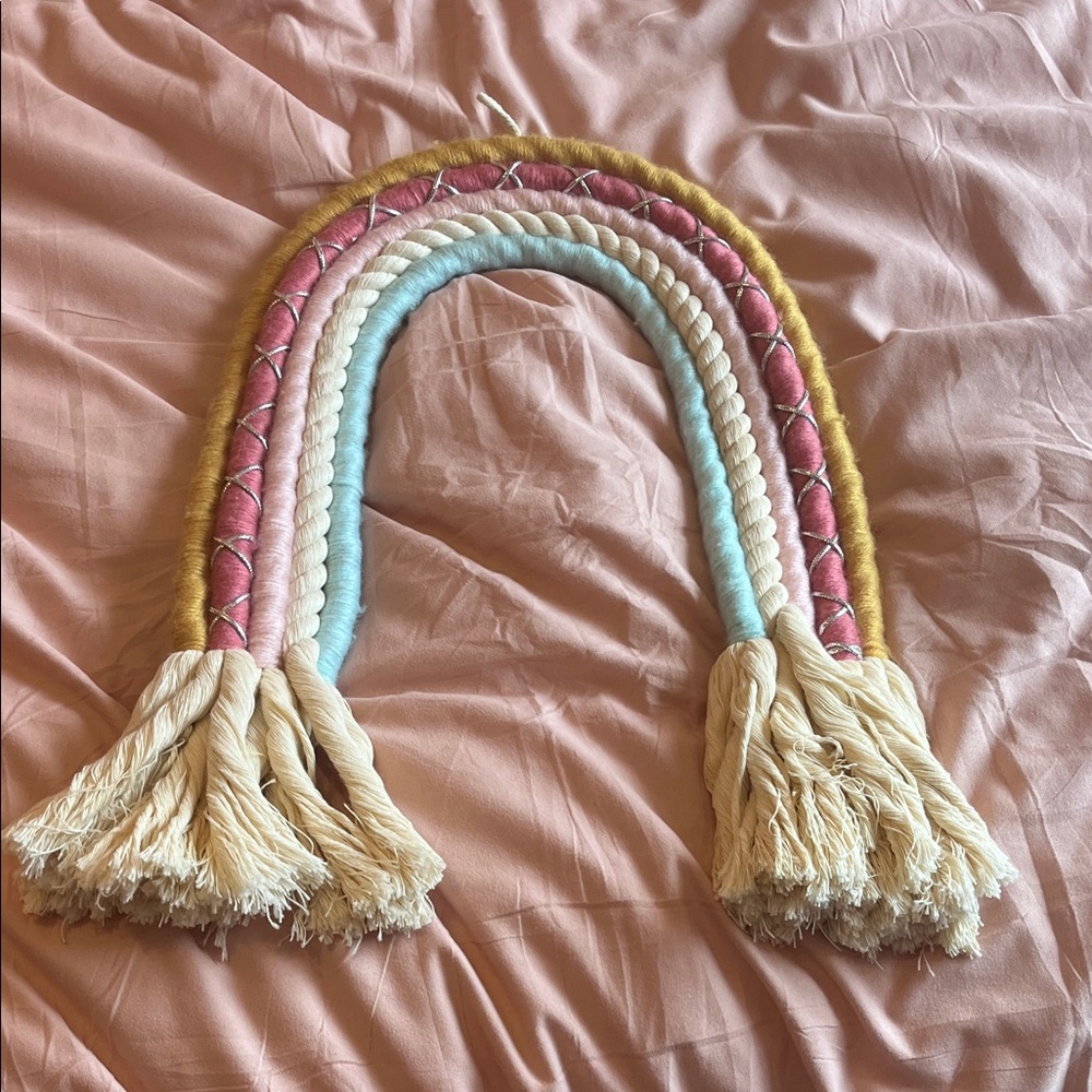 Target Multicolor Woven Rainbow Wall Hanging